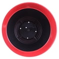 thumbnail image 3 of Garden Elements Indoor/Outdoor Glazed Brushed Happy Plastic Planter, Large, Bright Red, 15", 3 of 5