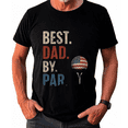 thumbnail image 2 of God Merch Best Dad By Par Golf T-Shirt, Funny Golf Dad Shirt, Patriotic USA Golf Tee for Fathers Day, Gift for Dad Grandpa Golfer, 2 of 6