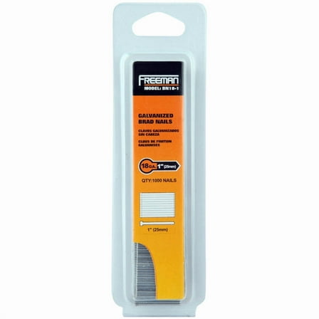 Freeman BN18-1 18-Gauge Glue Collated Brad Nails, (1000 Count)