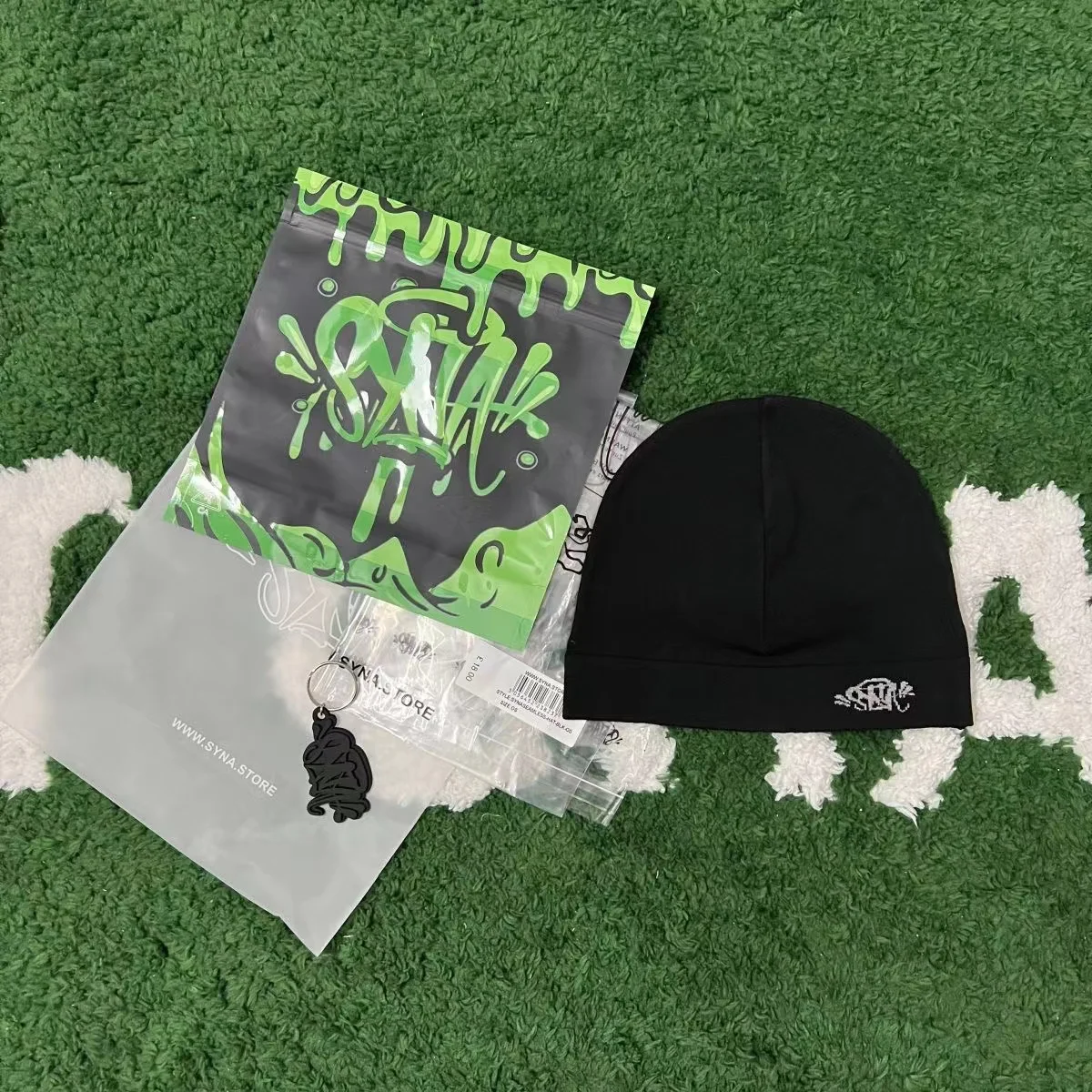 Syna Running Cap Syna World Skull Hat 2024 New Knitting Syna