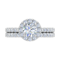 thumbnail image 3 of 1.5 Carat Diamond Bridal Ring Band Set in 14K White Gold (Ring Size 4.5), 3 of 5