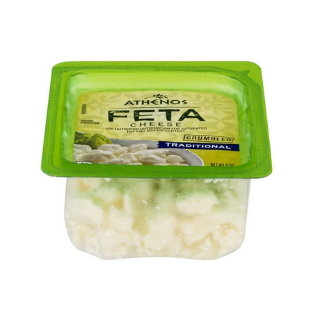 Athenos Feta Cheese Crumbled Traditional, 4.0 OZ