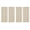 Beige, variant on Serafina Home Kitchen Dish Hand Towels- Set of 4 100% Cotton Red White - 25" x 15" Traditional Tartan Plaid Design