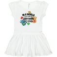thumbnail image 3 of Inktastic In a World You Can Be Anything Be Kind Autism Awareness Girls Baby Dress, 3 of 5