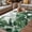 White, variant on Palm Leaves Tropical Outdoor Rug for Patio/Deck/Porch, Non-Slip Large Area Rug 3 x 5 Ft, Green Botanical Summer Indoor Outdoor Rugs Washable Area Rugs, Reversible Camping Rug Carpet Runner
