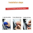 thumbnail image 4 of Cinta selladora para puertas de coche CloudBuyer, universal, en forma de B, 5 m, negra, 4 of 8