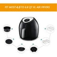 thumbnail image 2 of Air Fryer Accessories - 8 Inch Set of 10 Pcs Compatible for instant Pot, Fit 4 - 6.8QT Accessories for Air Fryer with Cake Pan, Pizza Pan, Air Fryer Liner (Set of 10), 2 of 7