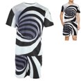 thumbnail image 4 of Pantalones de camiseta para hombre LHCER camiseta estampada Telas cómodas impermeables para nadar para surfear, 4 of 8