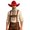 Z24-Red, variant on Cowboy Hat for Men Roll Up Wide Brim Shapeable Western Cowgirl Fedora Lightweight Summer Beach Outdoor Sun Protection