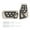 Black, variant on Nonslip Car Interior Footrest Pedals Covers Automatic Brake Accelerators Pedals Covers Auto Accessories