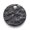 Black, variant on MATROOY 100pcs Flat Round Charms Stainless Steel Textured Blank Stamping Tag 10.5x1mm-Matte Silver