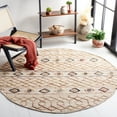 thumbnail image 2 of SAFAVIEH Natural Fiber Deemer Geometric Area Rug, Natural/Ivory, 6' x 6' Round, 2 of 8