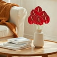 thumbnail image 2 of Artificial Anthurium Flower 17.7 Inch – Real Touch Faux Stems for Home Décor, Wedding Centerpieces, Party Decorations, Bathroom Decor, 2 of 6