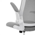 thumbnail image 4 of Serta Chaise de Bureau en Maille Grise Moderne Créative avec Base en Chrome, 4 of 12