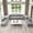 Chenille Gray, variant on BEHOST 130" 8-Piece Modular Sectional Sofa, Boneless Cloud Couch with Extra Deep Seats, Washable Chenille Sofa Set for Living Room, Chenille Dark Gray