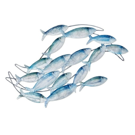 Eangee School of Fish Wall Decor Sea Blue
