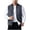 Dark Gray, variant on Men's Fleece Warm Vest Full Zipper Cotton Casual Sleeveless Jacket Lightweight Winter Travel Outerwear
