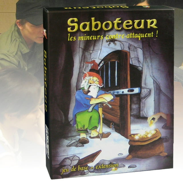 Juego de mesa Saboteur Versión 1 + 2 Juego de cartas Dwarf Gold Mine Divertido juego de mesa Saboteur Duel