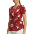 thumbnail image 3 of Scrub Star Women's Jolly Plaid Top, 3 of 5