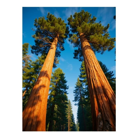 Diamond Art Kit for Adults, Towering Redwoods Blue Sky Diamond Painting for Adults Beginners, 5D DIY Diamond Art Painting Kits, Colorful Diamond Painting Craft for Home Decor 12x16