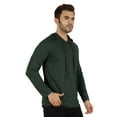 thumbnail image 3 of Inkmeso Solid Winter Hooded Sweatshirt For Mens Long Sleeve Drawstring Pullover Hoodie, 3 of 7