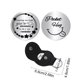 thumbnail image 3 of Moneda de decisión con palabras motivacionales como regalo para enamorados. Llaveros de acero inoxidable, colgantes para llaves de coche, regalo de bolsillo de PU., 3 of 6