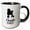 Black/White, variant on 3drose, Poodle Dog Dad, 11oz Magic Transforming Mug