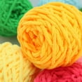thumbnail image 2 of Nvzi Thick Soft Yarn，Ultra Plush & Warm, Ideal for Blankets, Scarves, Pillows & DIY Crafts - Easy to Knit/Crochet, Perfect for Beginners & Experts, Premium Thick Soft Yarn​,light orange, 2 of 4