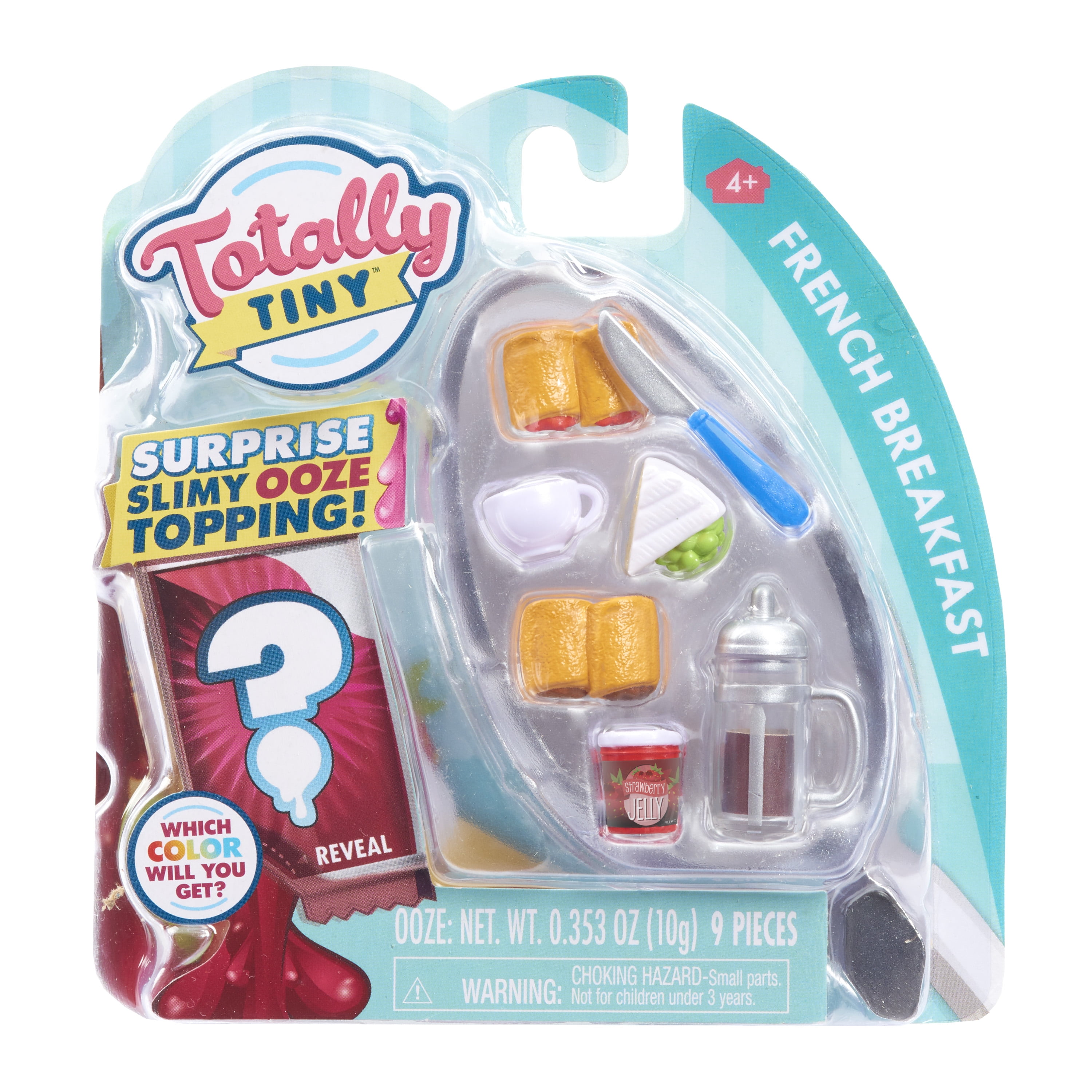 Totally Tiny French Breakfast Mini Food Set Surprise Slimy Ooze Topping 8pc for sale online 