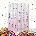 thumbnail image 2 of 6 pcs Confetti Cannons, Party Poppers, Confetti Launchers – New Year's Eve party supplies, also suitable for graduation ceremonies, Christmas, birthdays, weddings and other occasions., 2 of 6