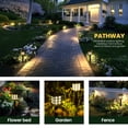 thumbnail image 5 of GIGALUMI Outdoor Solar Pathway Lights, 8 Pack, Automatic, LED, Weather Resistant, 5 of 8