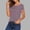 A_ Hot Pink, variant on Women's Crew Neck Short Sleeve T Shirt Burgundy Wine Tone & Navy Denim Striped Casual Fashion Top for Daily Wear Beach Summer Vacation Black L
