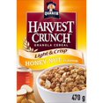 thumbnail image 1 of Quaker Harvest Crunch Light & Crisp Honey Nut Cereal, 1 of 5
