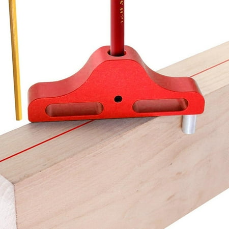 

Alueeu Woodworking Center Marker RedWoodworking Finder Hand Tools For Gauge Marking Layout Easy