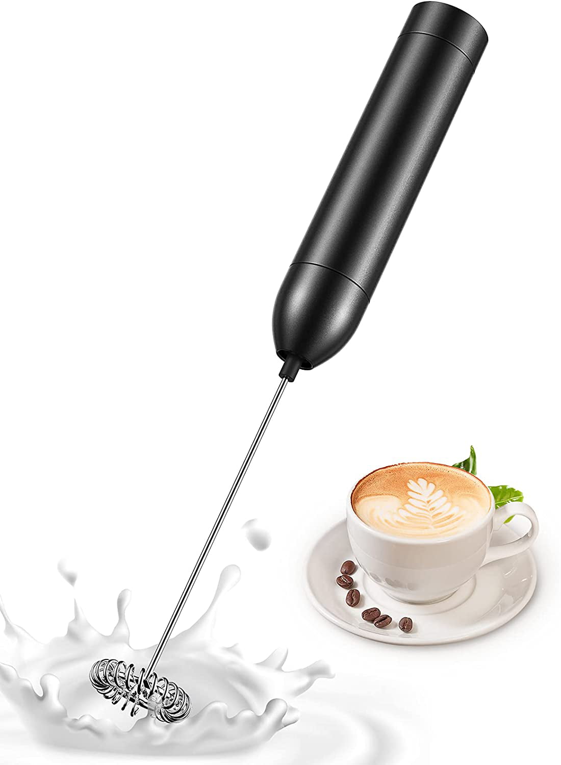 Mini Manual Battery Operated Milk Frother With Stand - CPJC0324SG -  IdeaStage Promotional Products