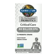 Garden of Life Dr. Formulated Critical Care Probiotics, 80 Billion CFU, 30ct