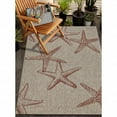 thumbnail image 3 of 5â€™ x 7â€™ Red Starfish Indoor Outdoor Area Rug, 3 of 9