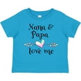thumbnail image 3 of Inktastic Nana and Papa Love Me- Heart Grandchild Boys or Girls Toddler T-Shirt, 3 of 5