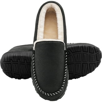 Pantofole Mocassini Uomo Mokkers Oliver | Interno In Lana, Pelle Esterna | Taglia 42, Caramello Scuro