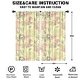 thumbnail image 2 of Blackout Kids Curtains,Pioneer Flower Floral Print Pattern Childrens Insulated Curtains Set Of 2,Bedroom Essentials,Toddler Room Decor 42"x84", 2 of 5