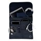 thumbnail image 1 of SO~MINE Airplane Pocket Organizer | Tray Table Cover | In Flight Seat Back Organizer Bag | Commuter Essential Travel Bag | Media Pouch For Flying | Travel Gift | Attaches To Luggage (Black), 1 of 9