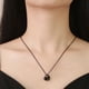 thumbnail image 1 of Collar de urna de pata Hugo acero inoxidable 19 pulgadas negro, 1 of 10