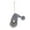 C, variant on EDHITNR Christmas Gnome Pendant, Iron Faceless Old Man Ornament Felt Cloth, Festive Hanging Decoration for Tree Home Office