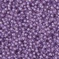 thumbnail image 2 of TOHO Round Seed Beads Japanese Seed Beads (943) Light Purple Lined 11/0 2.2mm Hole: 0.8mm 1110pcs/10g, 2 of 5