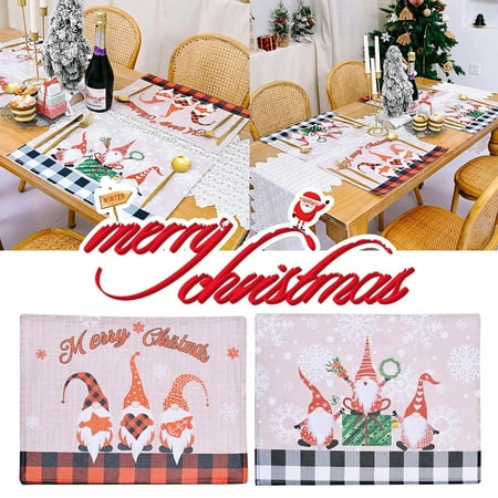 

Bargain Specials! Kitchen Mats Eguiwyn Christmas Decoration Cute Creative Forest Man Placemat Faceless Old Man Insulated Placemat Cute Creative Forest Man Placemat Faceless Old Man Insulation Pad B