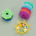 thumbnail image 4 of Estuche de plástico para pastillas de 1 piezas, caja de dulces para tableta, soporte de almacenamiento portátil, organizador de viaje, contenedor dispensador de píldoras, 7 días, 4 of 4