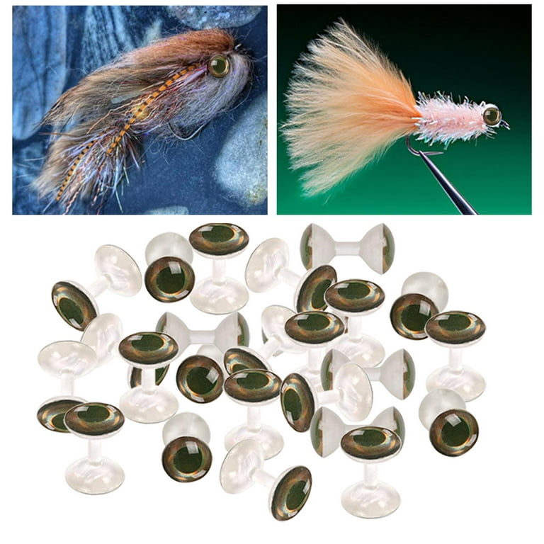 25pc Brass Beads Tapered Hole Fly Tying Materials Lure Fly Fishing