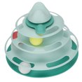 thumbnail image 4 of Platine à Roulettes pour Chat, Jouets Détachables pour Chats, Interactif Portable pour Chats Bleu, Orange, 4 of 8