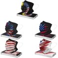 thumbnail image 3 of HUGFEGWE 50Pcs 4th of July Disposable Adults Face Masks,3 Ply Protective Disposable Face Masks with Independence Day Patriotic Designs (Independence Day K) CJB91-40816, 3 of 7