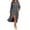 Hilenly-Gray robe, variant on Women Hooded Plush Robe Soft Warm Fleece Bathrobes Long Button Down Housecoats with Pockets Winter Loungewear